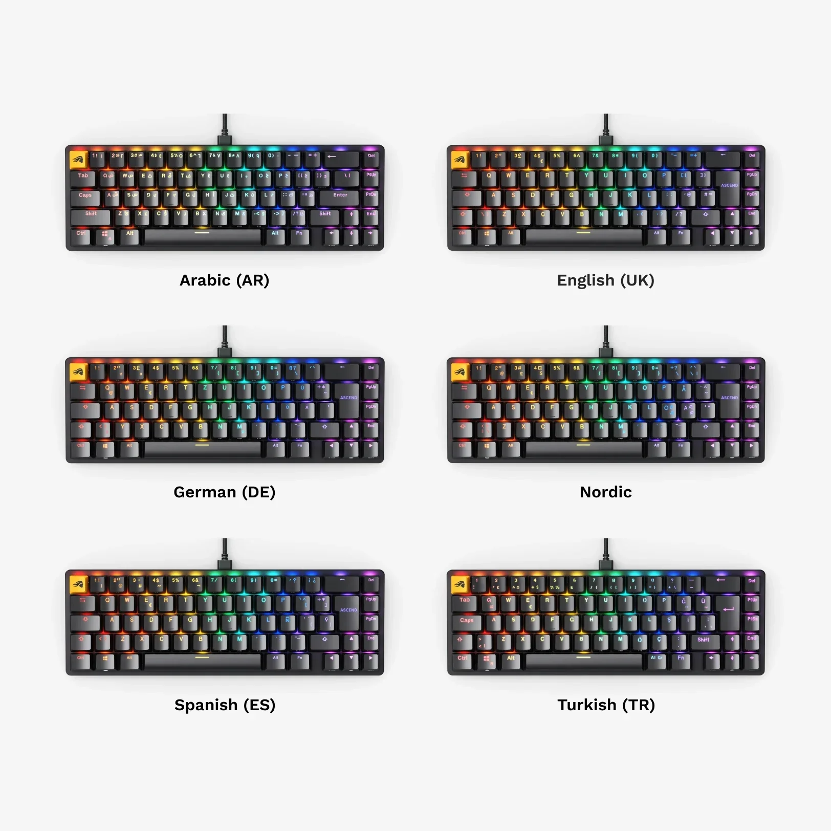 Glorious Mechanical Gaming Keyboard GMMK 2 Compact 65% - Image 4