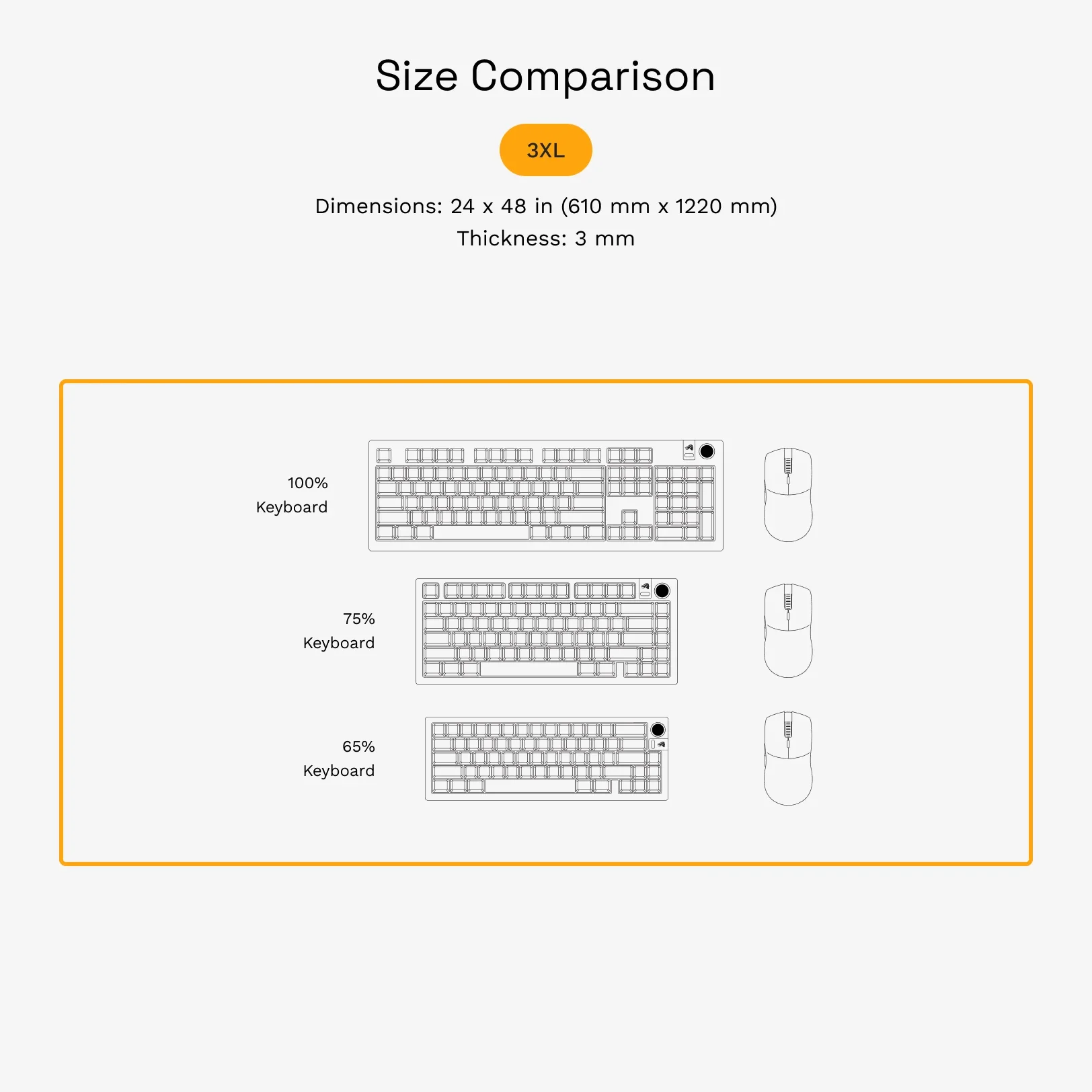 GMP 2 GLED RGB Gaming Mouse Pad - Image 17