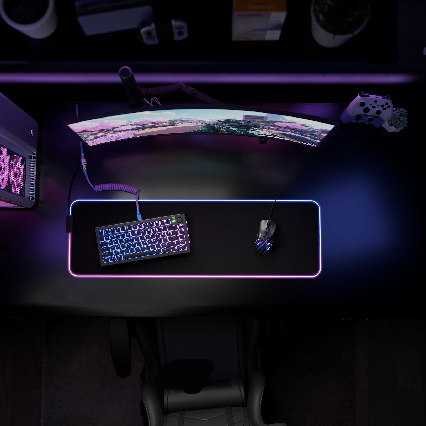 GMP 2 GLED RGB Gaming Mouse Pad - Image 3