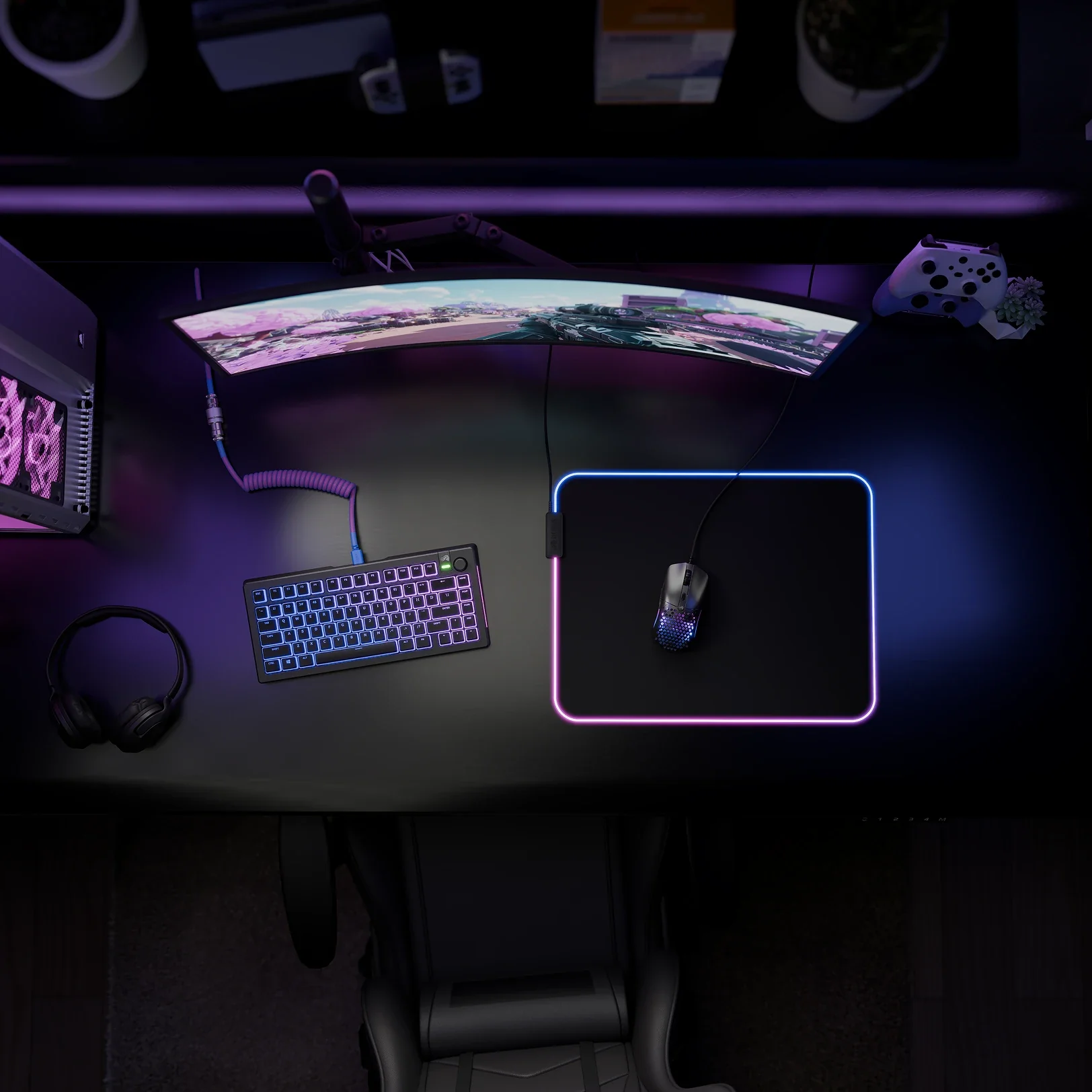 GMP 2 GLED RGB Gaming Mouse Pad - Image 8