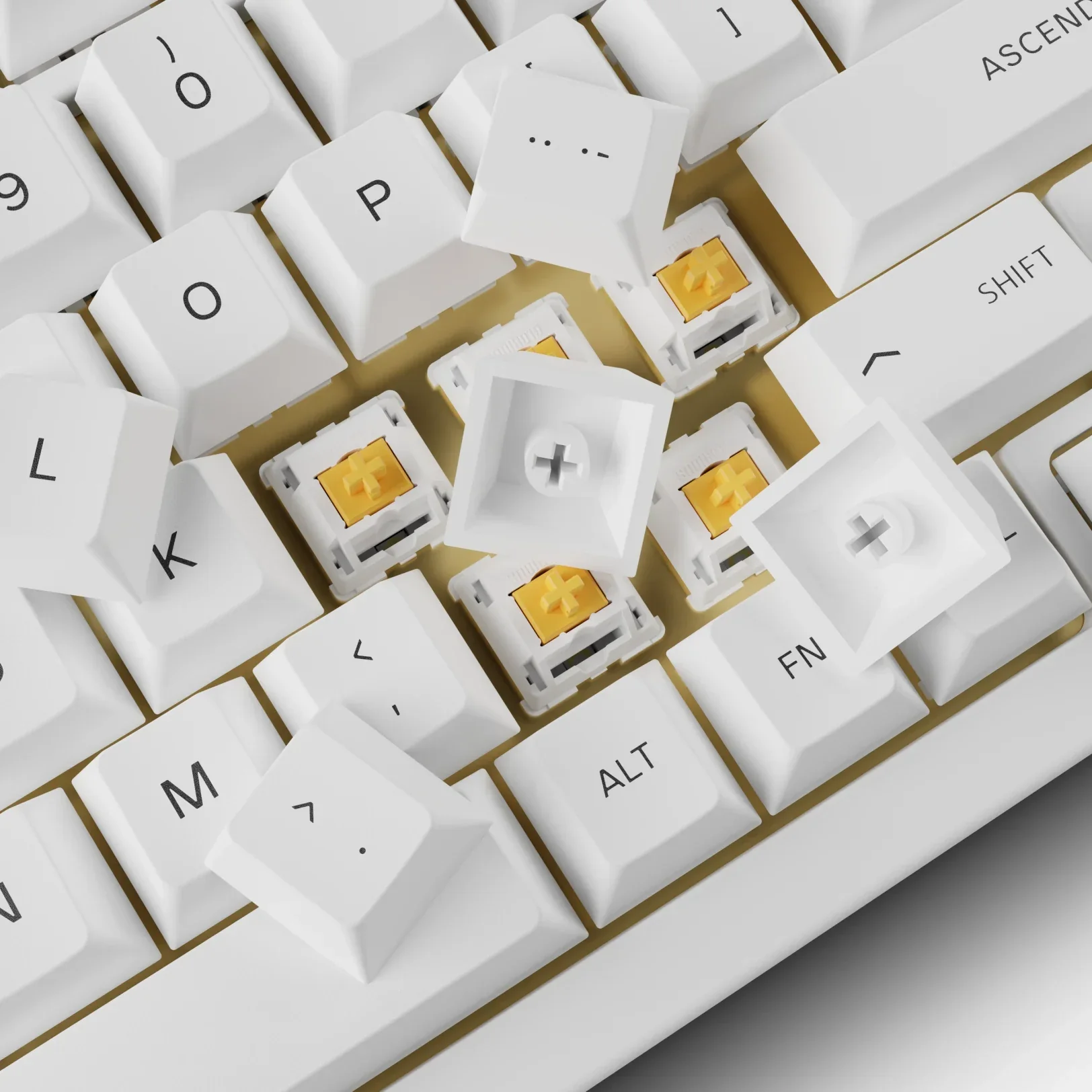 GPBT Arctic White Dye Sublimated Keycaps - Image 3