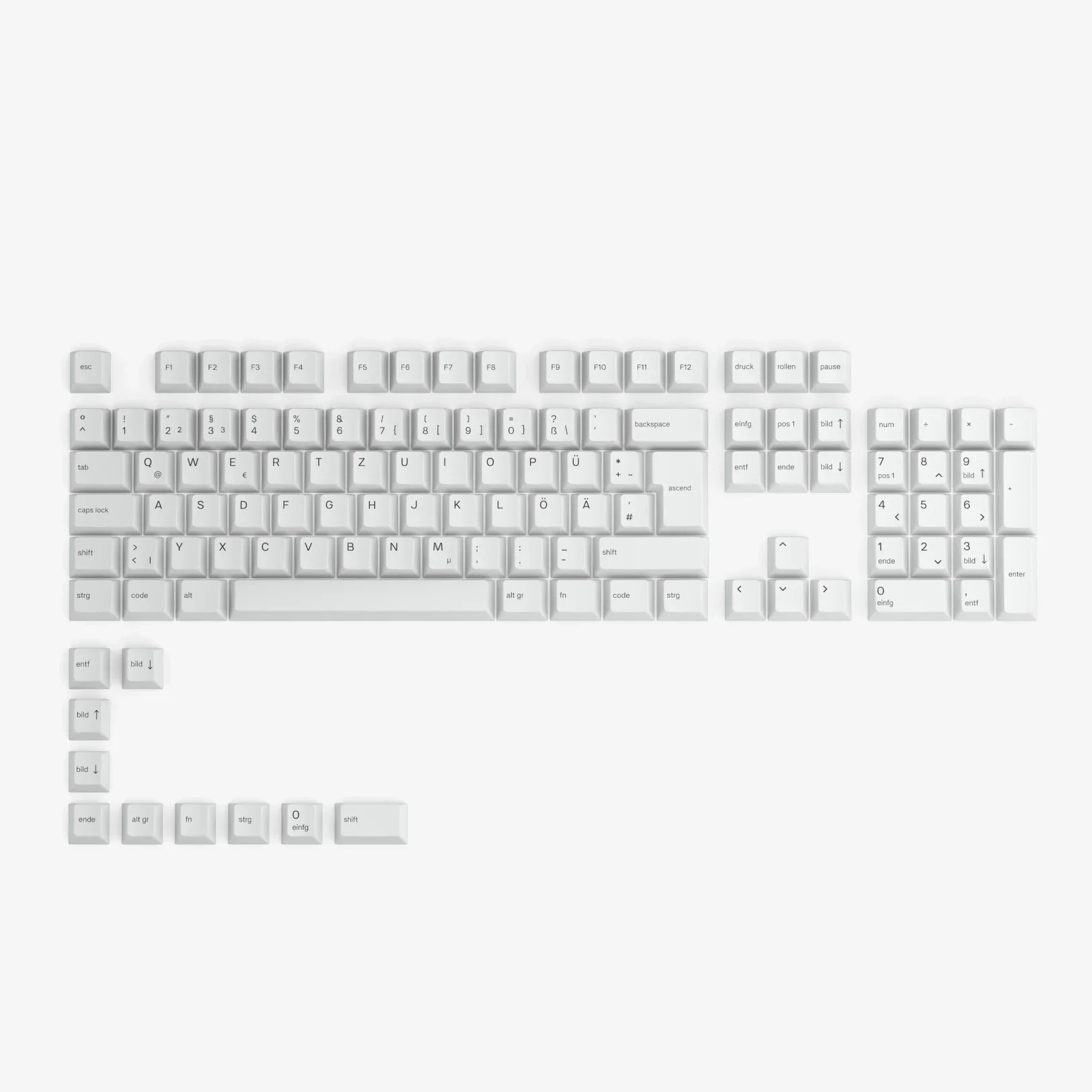 GPBT Arctic White Dye Sublimated Keycaps - Image 9