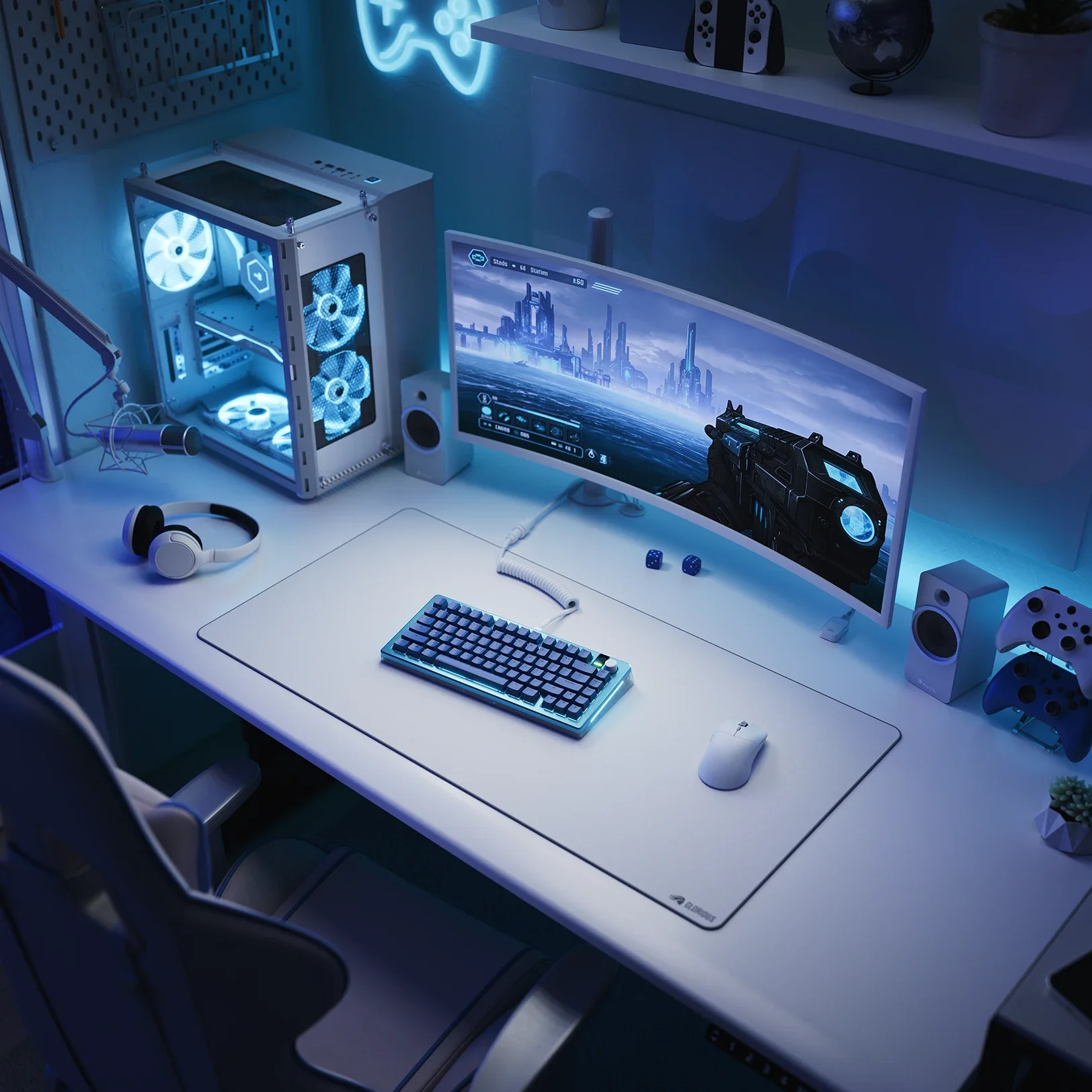 GPBT Mana Blue Basics Keycaps - Image 3