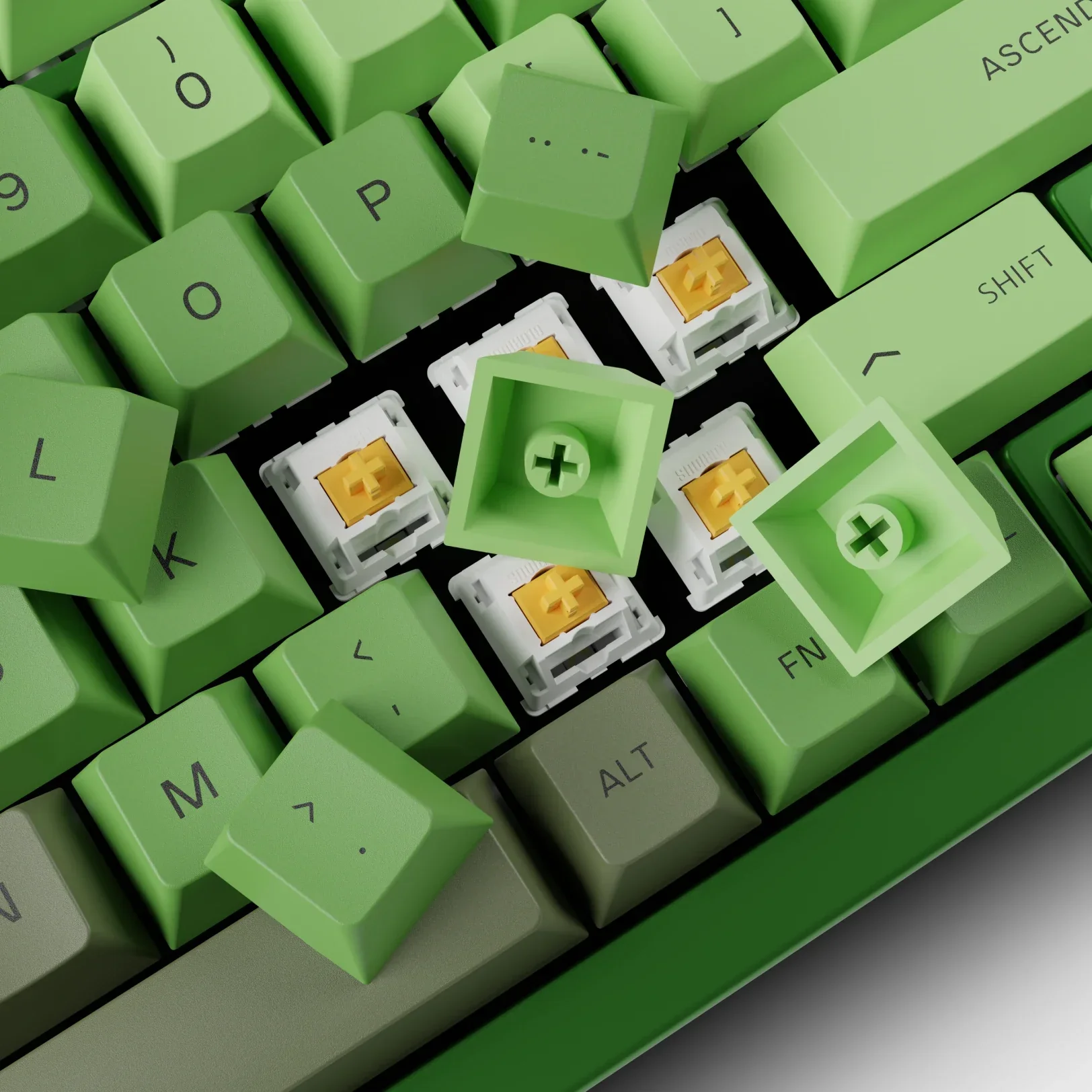 GPBT Olive Dye Sublimated Keycaps - Image 3